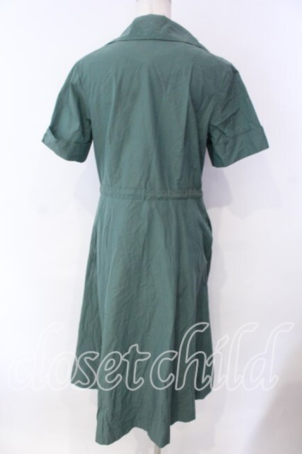 画像5: ヴィヴィアンウエストウッド 中古 / オーガニックコットン玉虫タイプライターラブシャツドレス 00 カーキ  O-25-12-14-027-bl-YM-OS (5)