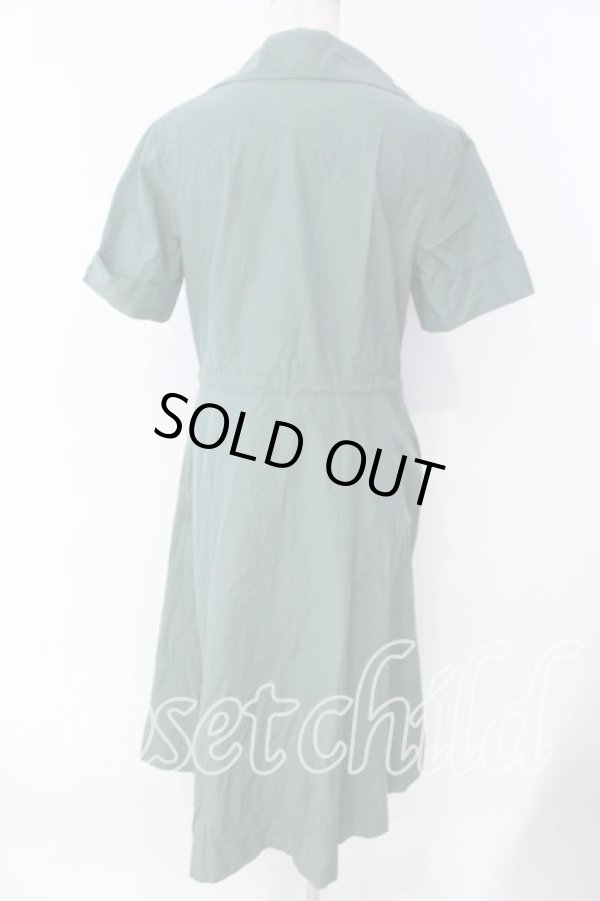 画像5: ヴィヴィアンウエストウッド 中古 / オーガニックコットン玉虫タイプライターラブシャツドレス 00 カーキ  O-25-12-14-027-bl-YM-ZH (5)