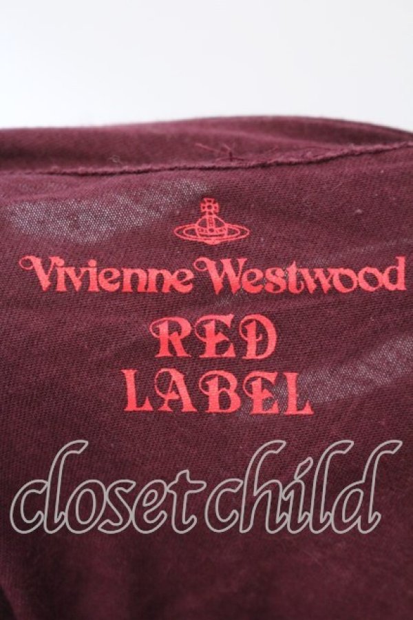 画像5: ヴィヴィアンウエストウッド 中古 / スカルプリントドルマンカットソー 1 ワイン  O-25-12-14-031-to-YM-OS (5)