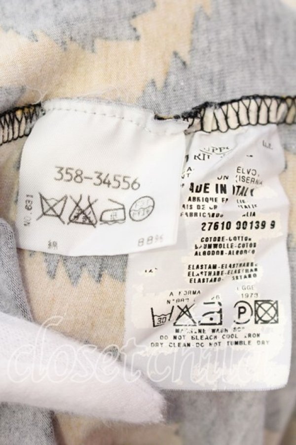 画像6: ANGLOMANIA 中古 / スクイグルカットソー XS ブラックｘイエロー  O-25-12-14-036-ts-YM-OS (6)