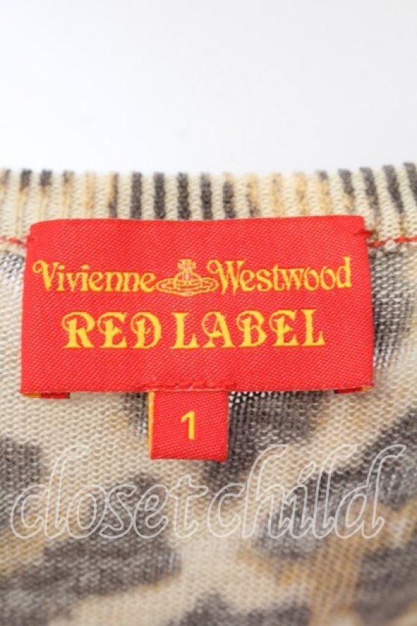 画像6: ヴィヴィアンウエストウッド 中古 / 単色オーブ刺繍レオパード柄カーディガン 1 ブラウン  O-25-12-14-037-to-YM-OS (6)