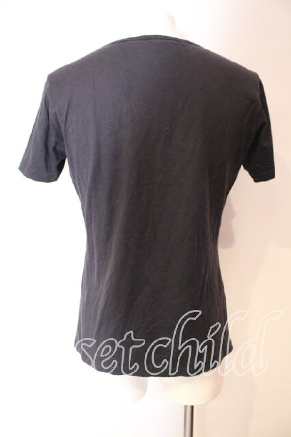 画像5: ヴィヴィアンウエストウッド 中古 / スカルネックレス Tシャツ 48 ブラック  O-25-12-14-004-to-YM-OS (5)