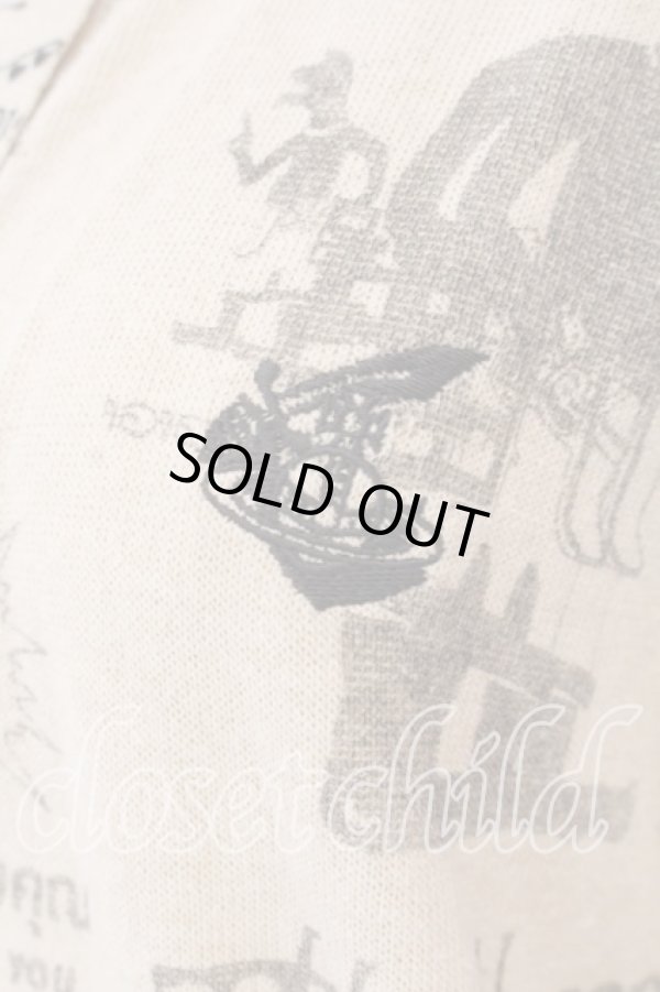 画像2: ANGLOMANIA 中古 / CLASSICカーディガン L アイボリー  O-25-12-14-038-to-YM-OS (2)