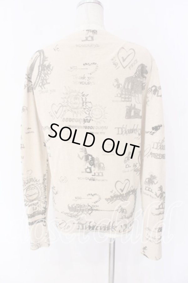 画像4: ANGLOMANIA 中古 / CLASSICカーディガン L アイボリー  O-25-12-14-038-to-YM-OS (4)