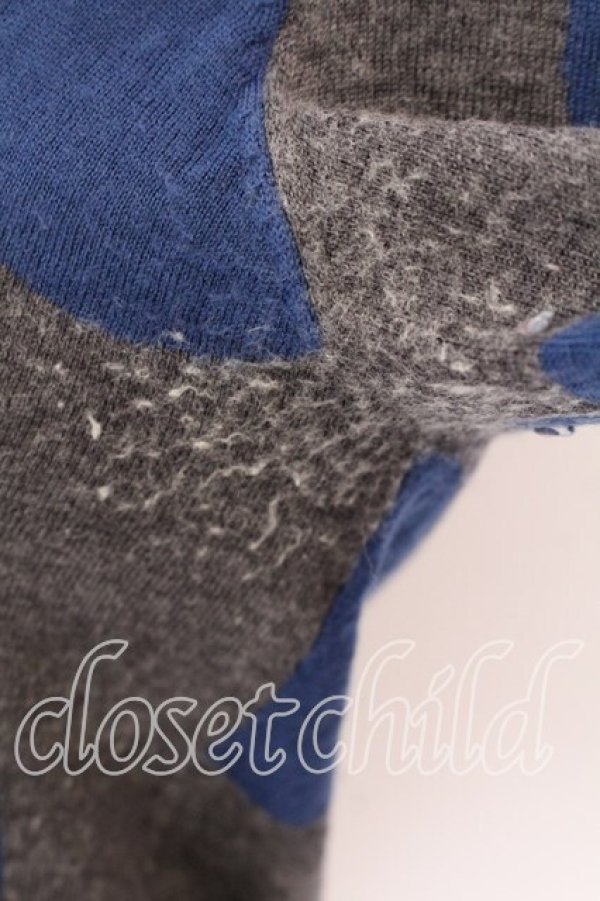 画像3: ヴィヴィアンウエストウッド 中古 / エッセンシャルオーブスポットカーディガン 2 グレー  O-25-12-14-039-to-YM-OS (3)