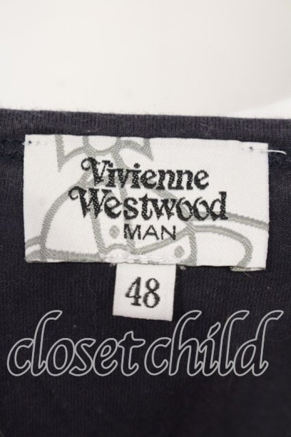 画像6: ヴィヴィアンウエストウッド 中古 / スカルネックレス Tシャツ 48 ブラック  O-25-12-14-004-to-YM-OS (6)