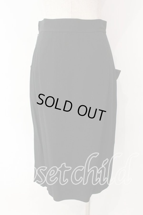 画像4: ヴィヴィアンウエストウッド 中古 / パイピングミモレスカート 38 ブラック  O-25-12-14-044-sk-YM-OS (4)