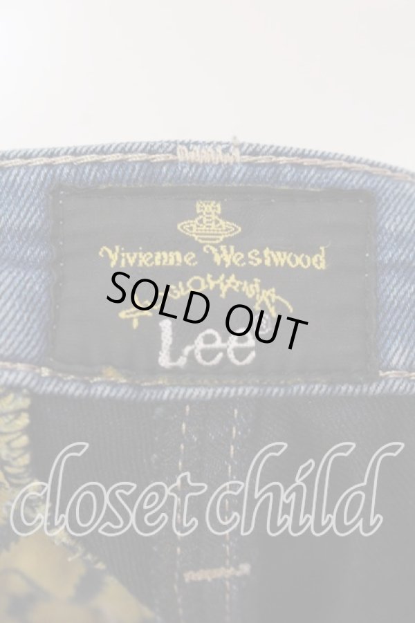 画像7: ヴィヴィアンウエストウッド Anglomania and Lee 中古 / HORSE RIDING TROUSER（ホースライディングトラウザー）デニムパンツ W28 ブルー  O-25-12-14-049-pa-YM-OS (7)