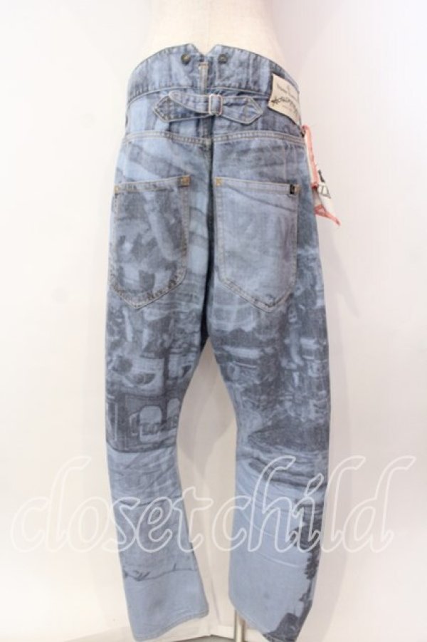 画像5: ANGLOMANIA 中古 / ART LOVERサルエルデニムパンツ 40 ブルー  O-25-12-14-050-pa-YM-OS (5)