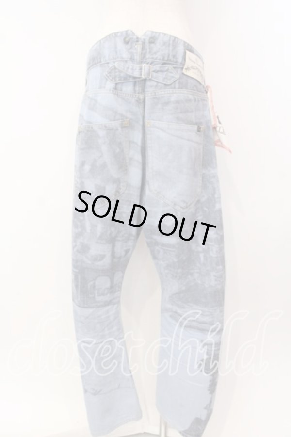 画像5: ANGLOMANIA 中古 / ART LOVERサルエルデニムパンツ 40 ブルー  O-25-12-14-050-pa-YM-ZY (5)