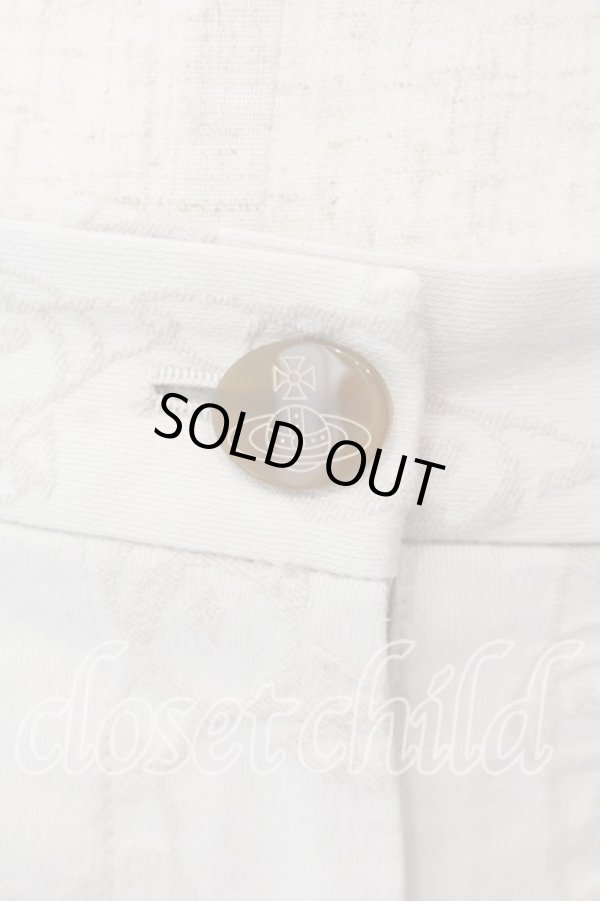 画像2: ヴィヴィアンウエストウッド 中古 / チェーンオーブショートパンツ 1 ホワイト  O-25-12-14-051-pa-IG-OS (2)