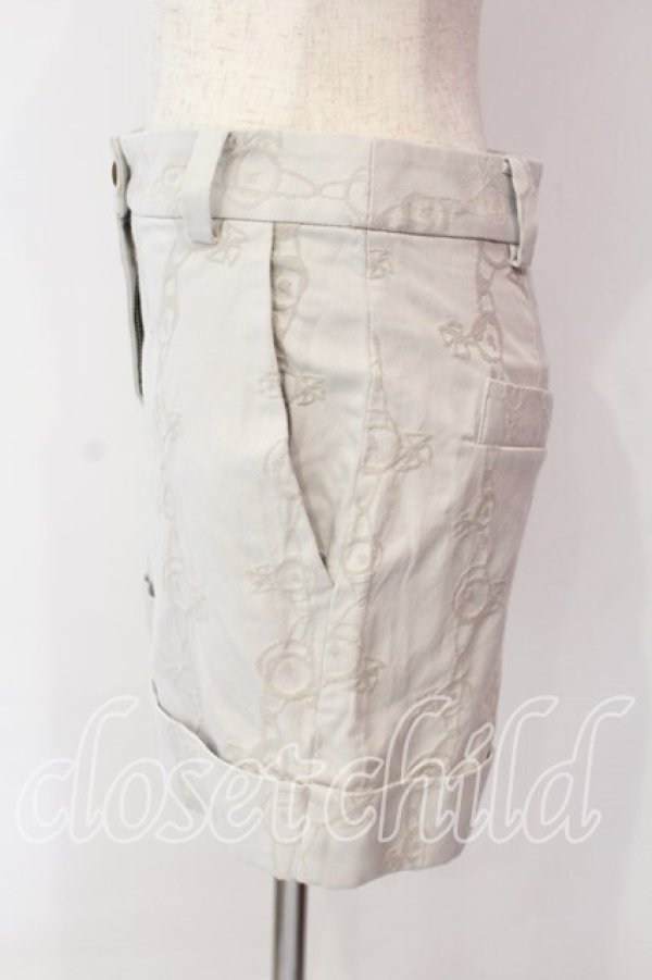 画像3: ヴィヴィアンウエストウッド 中古 / チェーンオーブショートパンツ 1 ホワイト  O-25-12-14-051-pa-IG-OS (3)