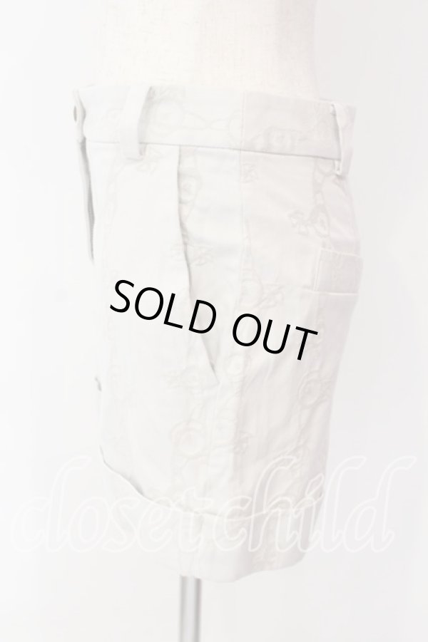 画像3: ヴィヴィアンウエストウッド 中古 / チェーンオーブショートパンツ 1 ホワイト  O-25-12-14-051-pa-IG-OS (3)