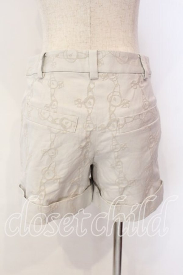 画像4: ヴィヴィアンウエストウッド 中古 / チェーンオーブショートパンツ 1 ホワイト  O-25-12-14-051-pa-IG-OS (4)