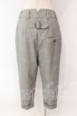 画像4: ヴィヴィアンウエストウッド 中古 / グレンチェックロールアップパンツ 1 グレー  O-25-12-14-052-pa-IG-OS (4)