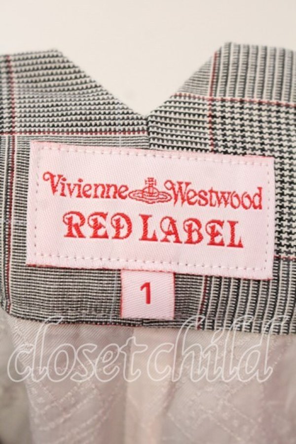 画像5: ヴィヴィアンウエストウッド 中古 / グレンチェックロールアップパンツ 1 グレー  O-25-12-14-052-pa-IG-OS (5)