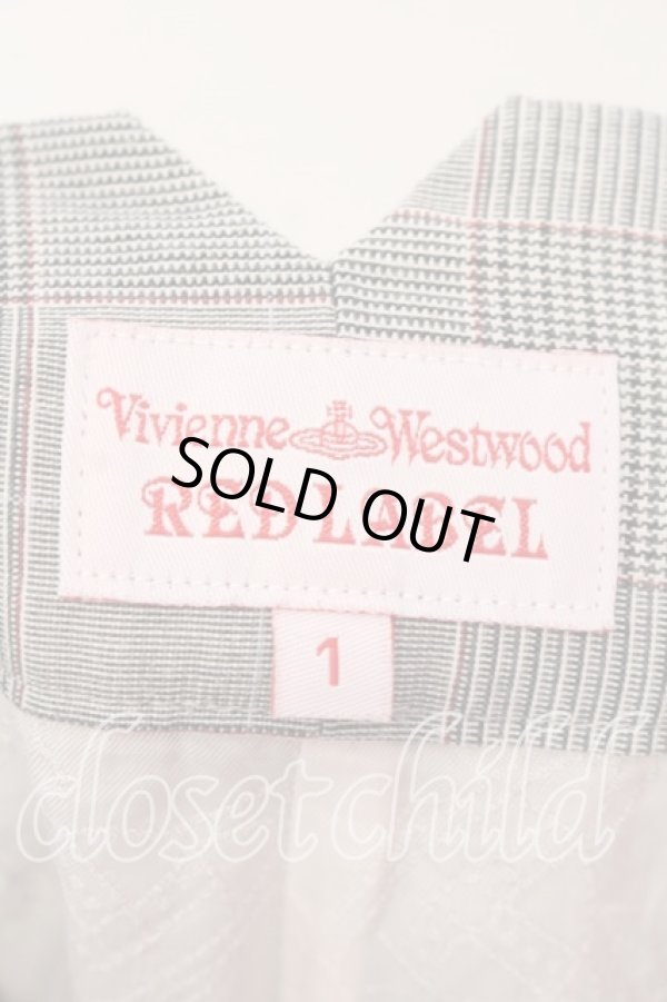 画像5: ヴィヴィアンウエストウッド 中古 / グレンチェックロールアップパンツ 1 グレー  O-25-12-14-052-pa-IG-OS (5)