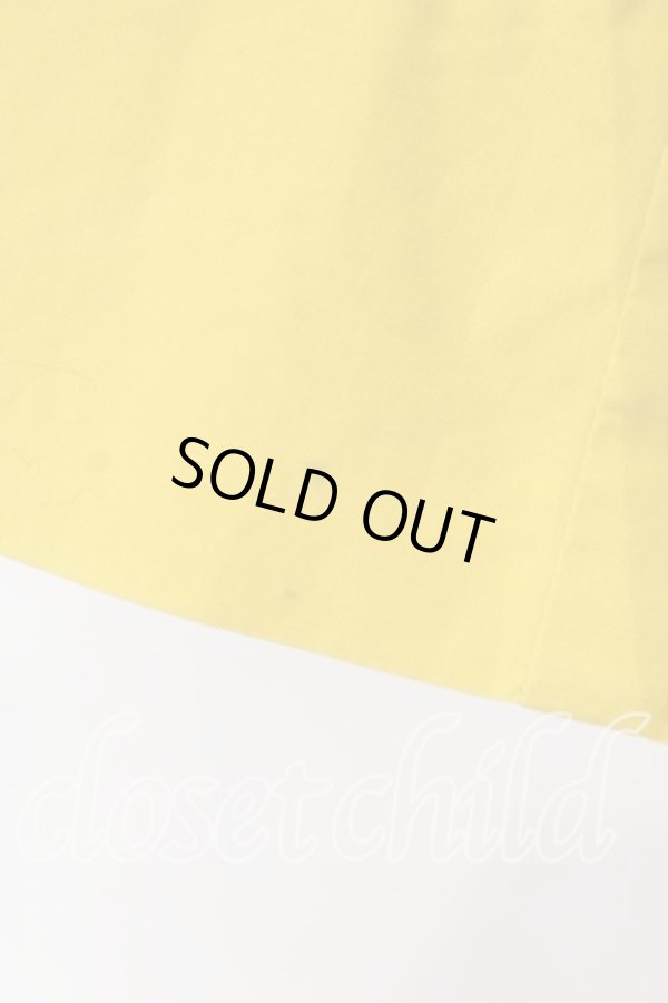 画像2: ANGLOMANIA 中古 / Dカンベルトワイドパンツ 38 イエロー  O-25-12-14-054-pa-IG-ZH (2)