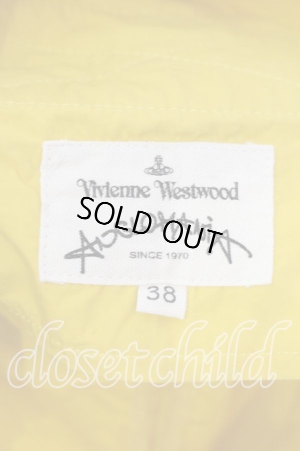 画像5: ANGLOMANIA 中古 / Dカンベルトワイドパンツ 38 イエロー  O-25-12-14-054-pa-IG-ZH (5)