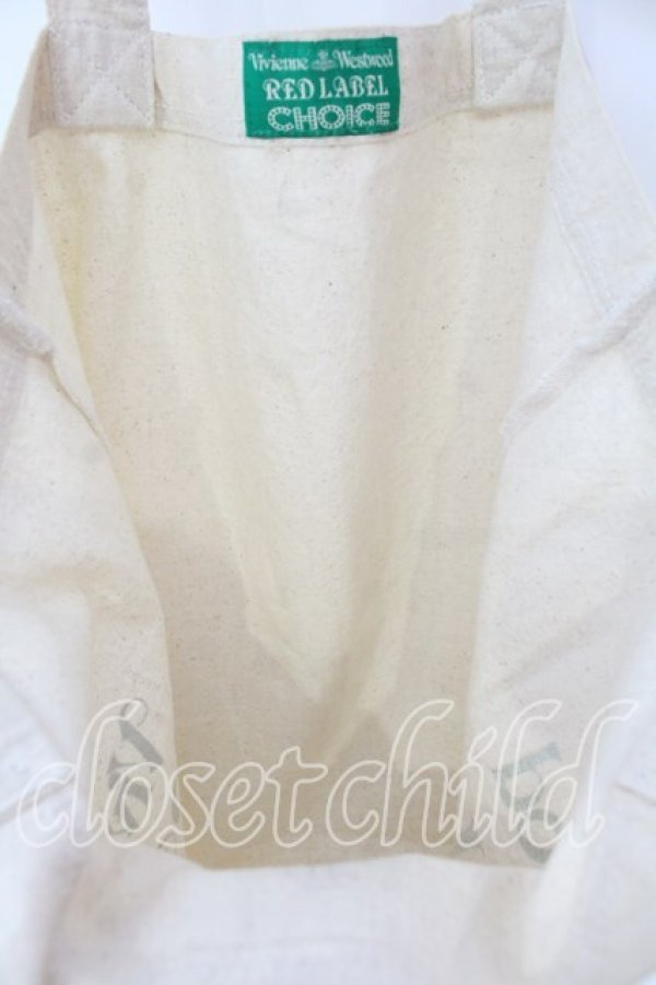 画像3: ヴィヴィアンウエストウッド 中古 / CHOICE ノベルティトートバッグ  アイボリー  O-25-12-14-055-ba-YM-OS (3)