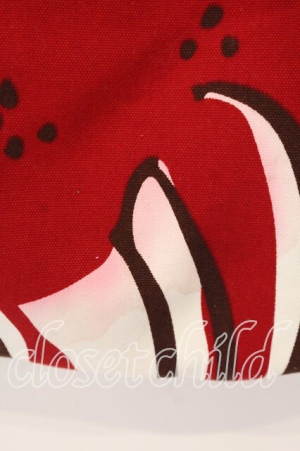 画像4: ヴィヴィアンウエストウッド 中古 / バイカラートゥーロンバッグ  レッドｘホワイト  O-25-12-14-057-ba-YM-OS (4)