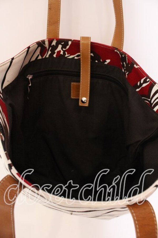 画像6: ヴィヴィアンウエストウッド 中古 / バイカラートゥーロンバッグ  レッドｘホワイト  O-25-12-14-057-ba-YM-OS (6)