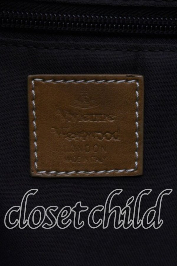 画像7: ヴィヴィアンウエストウッド 中古 / バイカラートゥーロンバッグ  レッドｘホワイト  O-25-12-14-057-ba-YM-OS (7)