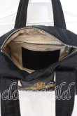 画像5: ヴィヴィアンウエストウッド MAN 中古 / "CONTRAST" ドラムバッグ  ブラック×シャンパンベージュ  O-25-12-14-059-ba-IG-OS (5)