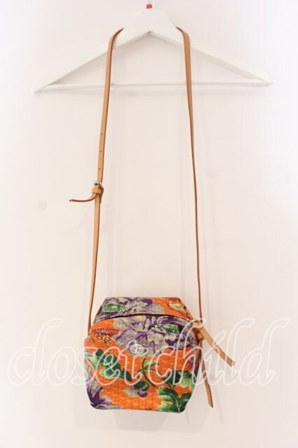 画像2: ヴィヴィアンウエストウッド 中古 / ロシアンテキスタイルフローラルショルダーバッグ  オレンジ  O-25-12-14-060-ba-YM-OS (2)