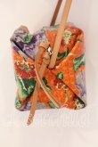 画像4: ヴィヴィアンウエストウッド 中古 / ロシアンテキスタイルフローラルショルダーバッグ  オレンジ  O-25-12-14-060-ba-YM-OS (4)