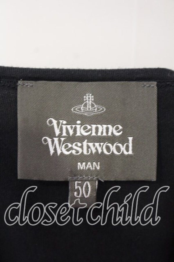 画像6: ヴィヴィアンウエストウッド MAN 中古 / ART LOVER ビッグTシャツ 50 ブラック  O-25-12-14-006-ts-YM-OS (6)