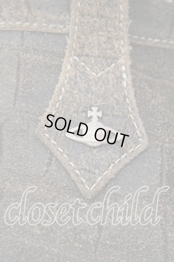 画像2: ヴィヴィアンウエストウッド 中古 / レザートートバッグ  ブラウン  O-25-12-14-062-ba-IG-OS (2)