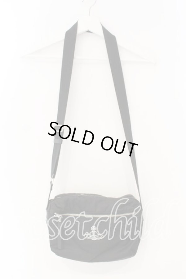 画像3: ヴィヴィアンウエストウッド 中古 / “エナメルORB” ショルダーバッグ  ブラック  O-25-12-14-064-ba-IG-OS (3)