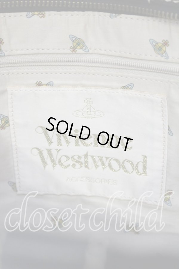 画像5: ヴィヴィアンウエストウッド 中古 / BAKER ST.バッグ  ブラック×ゴールド  O-25-12-14-065-ba-IG-OS (5)