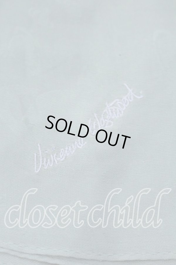 画像2: ヴィヴィアンウエストウッド 中古 / オーブ総柄ハンカチーフ  グリーン  O-25-12-14-066-gd-YM-ZH (2)