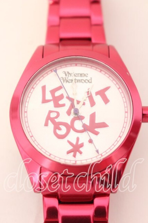 画像2: ヴィヴィアンウエストウッド 中古 / LET IT ROCKウォッチ レディース ピンク  O-25-12-14-080-ac-YM-OS (2)