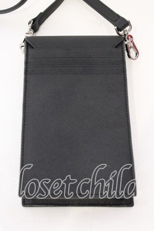 画像5: ヴィヴィアンウエストウッド 中古 / GRAIN LEATHER PHONE BAG バッグ  ブラック  O-25-12-14-081-ba-IG-OS (5)