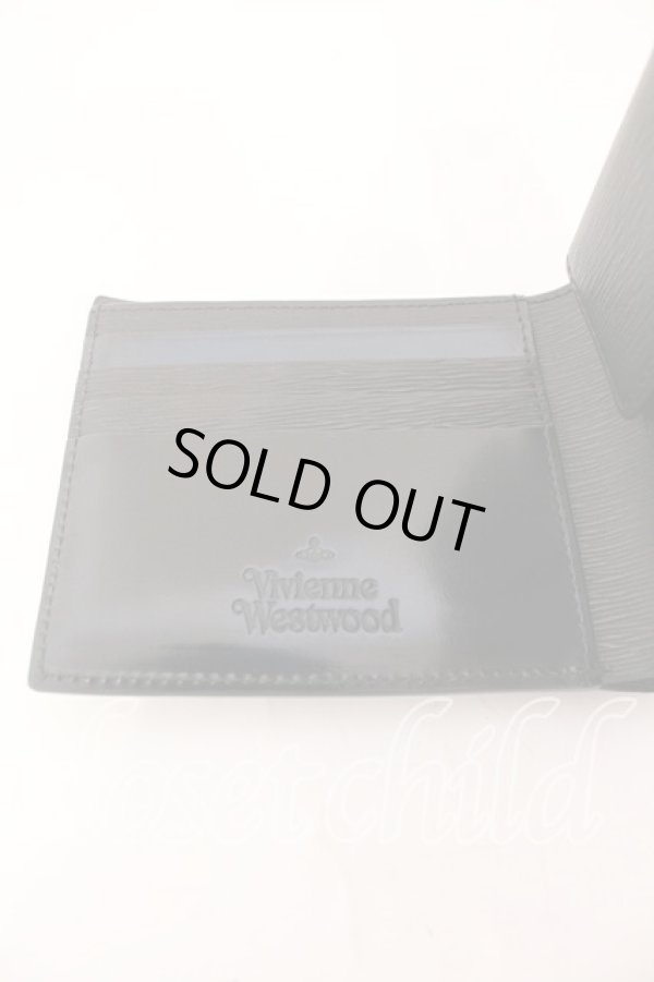 画像4: ヴィヴィアンウエストウッド 中古 / “ADVAN” 二ツ折リ財布  ネイビ  O-25-12-14-083-wa-IG-OS (4)