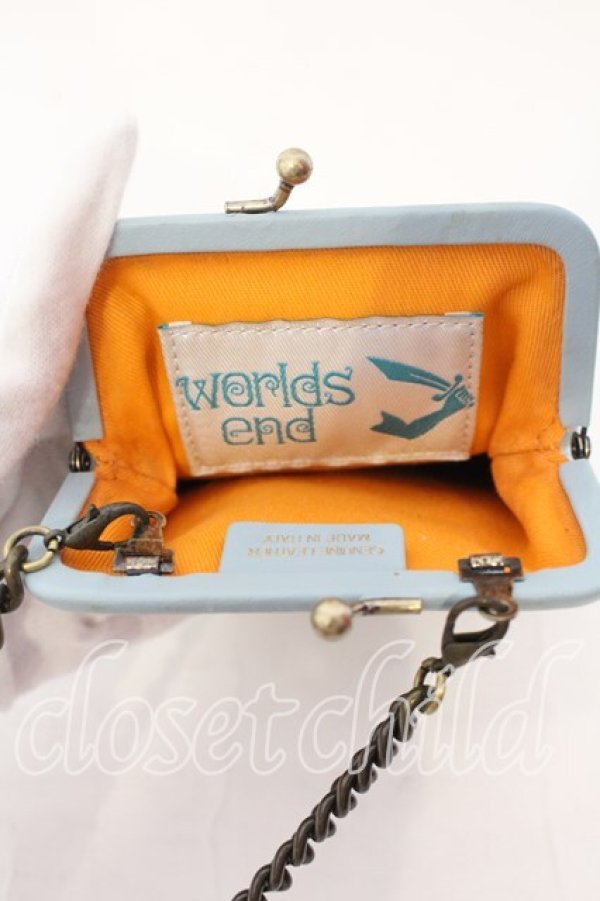 画像3: Worlds End 中古 / スクイグルポーチ  ブルー  O-25-12-14-084-gd-YM-OS (3)