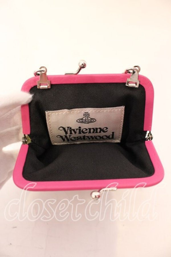 画像4: ヴィヴィアンウエストウッド 中古 / Dorothy Mini Yasmine With Chain Purse（ドロシーミニヤスミン パース）ポーチ  ブルースキンナード  O-25-12-14-086-ba-YM-OS (4)