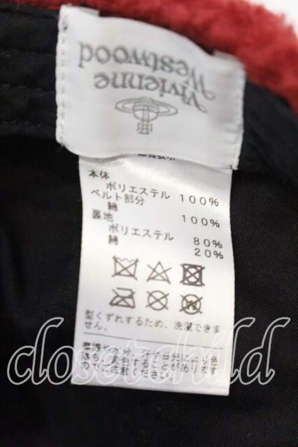 画像6: ヴィヴィアンウエストウッド 中古 / ボアキャップ M ワイン  O-25-12-14-087-ha-YM-OS (6)
