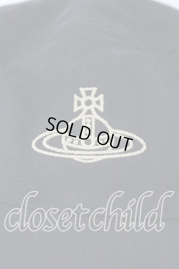 画像2: ヴィヴィアンウエストウッド 中古 / LONDON リップストップバケットハット M-S ブラック  O-25-12-14-088-ha-YM-ZH (2)