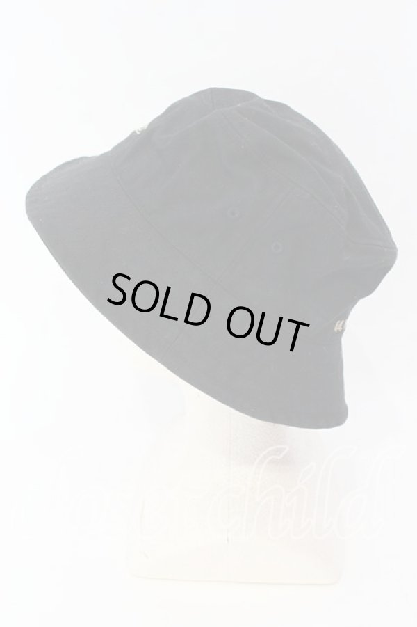 画像3: ヴィヴィアンウエストウッド 中古 / LONDON リップストップバケットハット M-S ブラック  O-25-12-14-088-ha-YM-ZH (3)