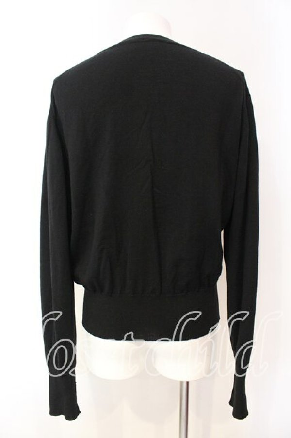 画像6: ヴィヴィアンウエストウッド MAN 中古 / カラーオーブ刺繍カーディガン M ブラック  O-25-12-14-008-to-YM-OS (6)