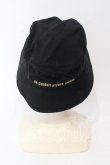 画像4: ヴィヴィアンウエストウッド 中古 / LONDON リップストップバケットハット M-S ブラック  O-25-12-14-088-ha-YM-OS (4)