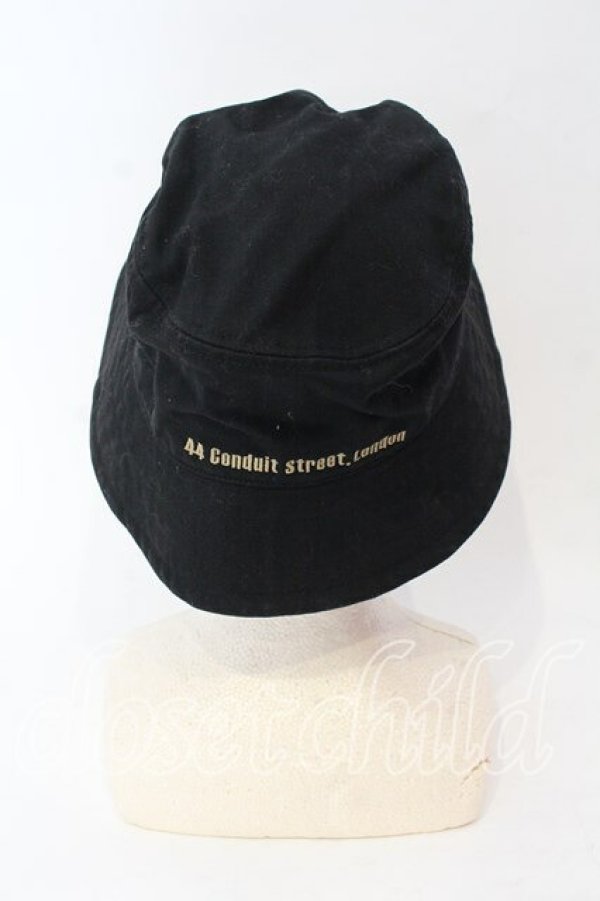 画像4: ヴィヴィアンウエストウッド 中古 / LONDON リップストップバケットハット M-S ブラック  O-25-12-14-088-ha-YM-OS (4)