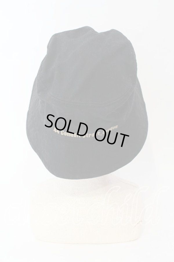 画像4: ヴィヴィアンウエストウッド 中古 / LONDON リップストップバケットハット M-S ブラック  O-25-12-14-088-ha-YM-ZH (4)