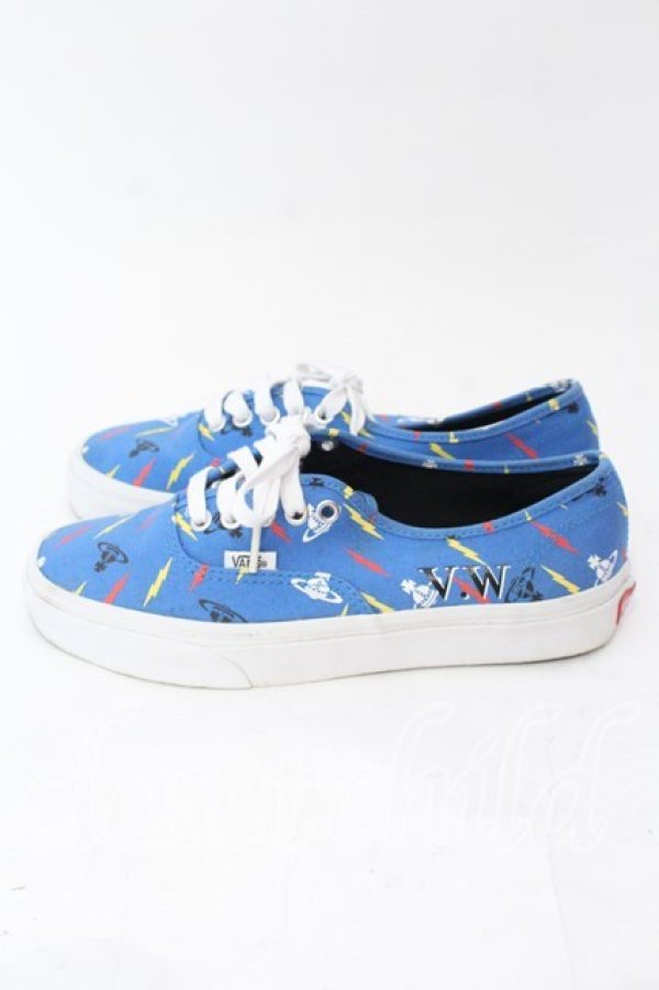 画像3: ヴィヴィアンウエストウッド x VANS 中古 / AUTHENTICシューズ 24.5cm ブルー  O-25-12-14-096-sh-YM-OS (3)