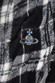 画像2: ヴィヴィアンウエストウッド MAN 中古 / リンクルチェック ビッグシャツ 48 ブラック  O-25-12-14-009-bl-YM-OS (2)