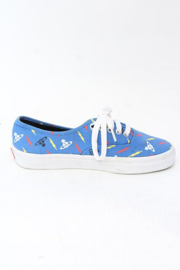 画像5: ヴィヴィアンウエストウッド x VANS 中古 / AUTHENTICシューズ 24.5cm ブルー  O-25-12-14-096-sh-YM-OS (5)